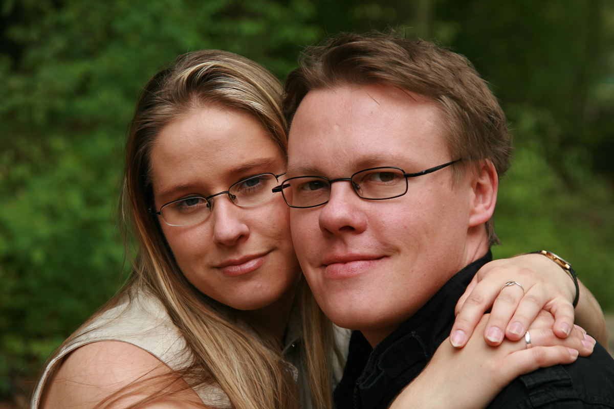 Anja und Jan im Aaper Wald